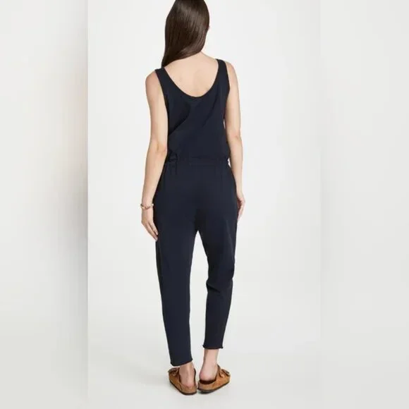FRANK & EILEEN Tank Jersey Jumpsuit in Black size Small - Picture 4 of 4